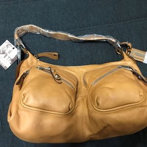 Tan Leather Tignanello Purse